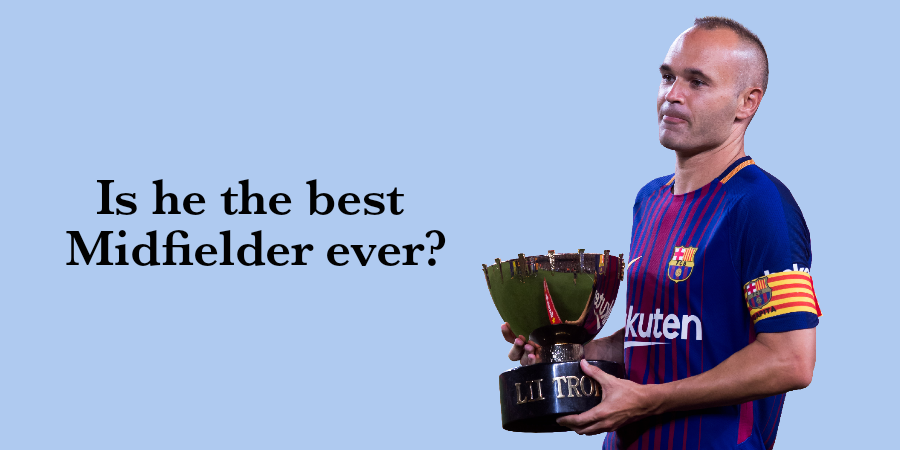 Iniesta is one of Barcelona's best soccer players of all time