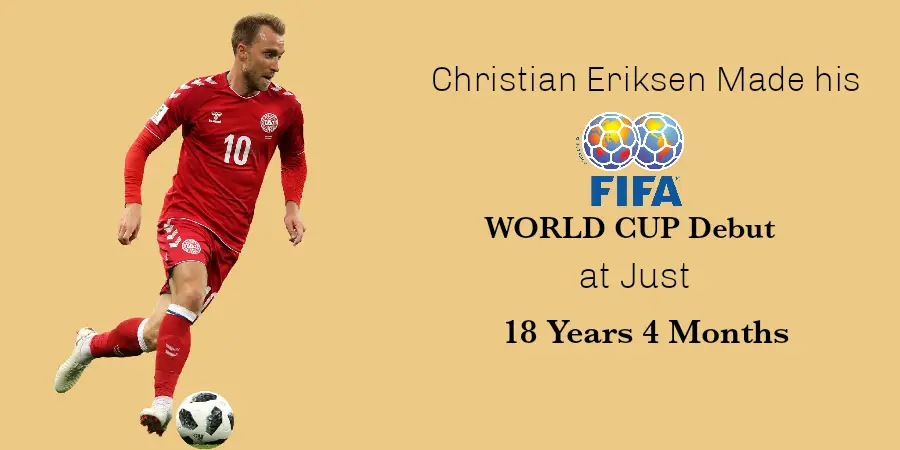 Christian Eriksen FIFA World Cup Debut