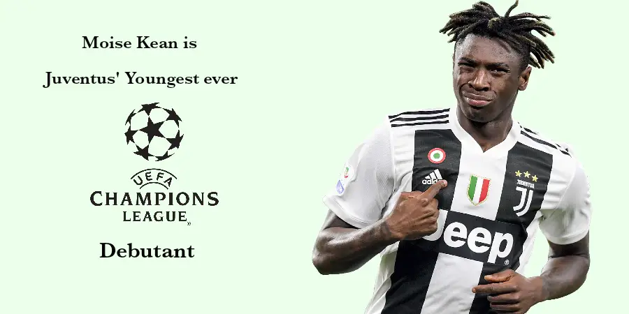 Moise Kean is Juventus’ youngest-ever debutant
