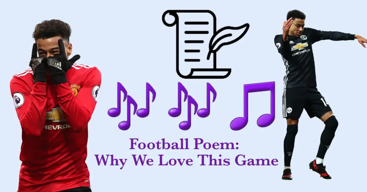 Football poem: Why we love this game