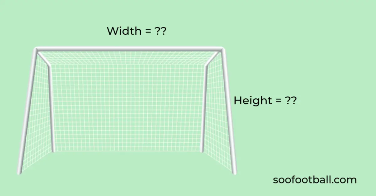 Soccer goal post dimension explained