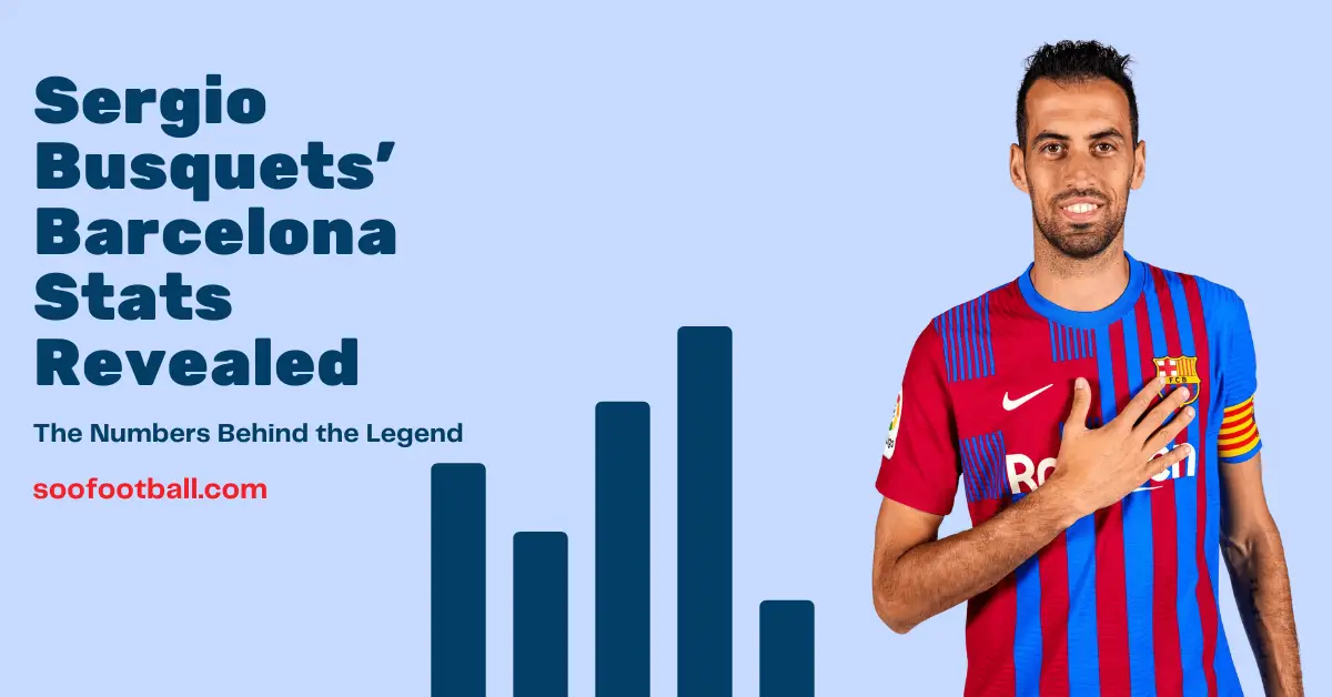 Sergio Busquets' Barcelona Stats